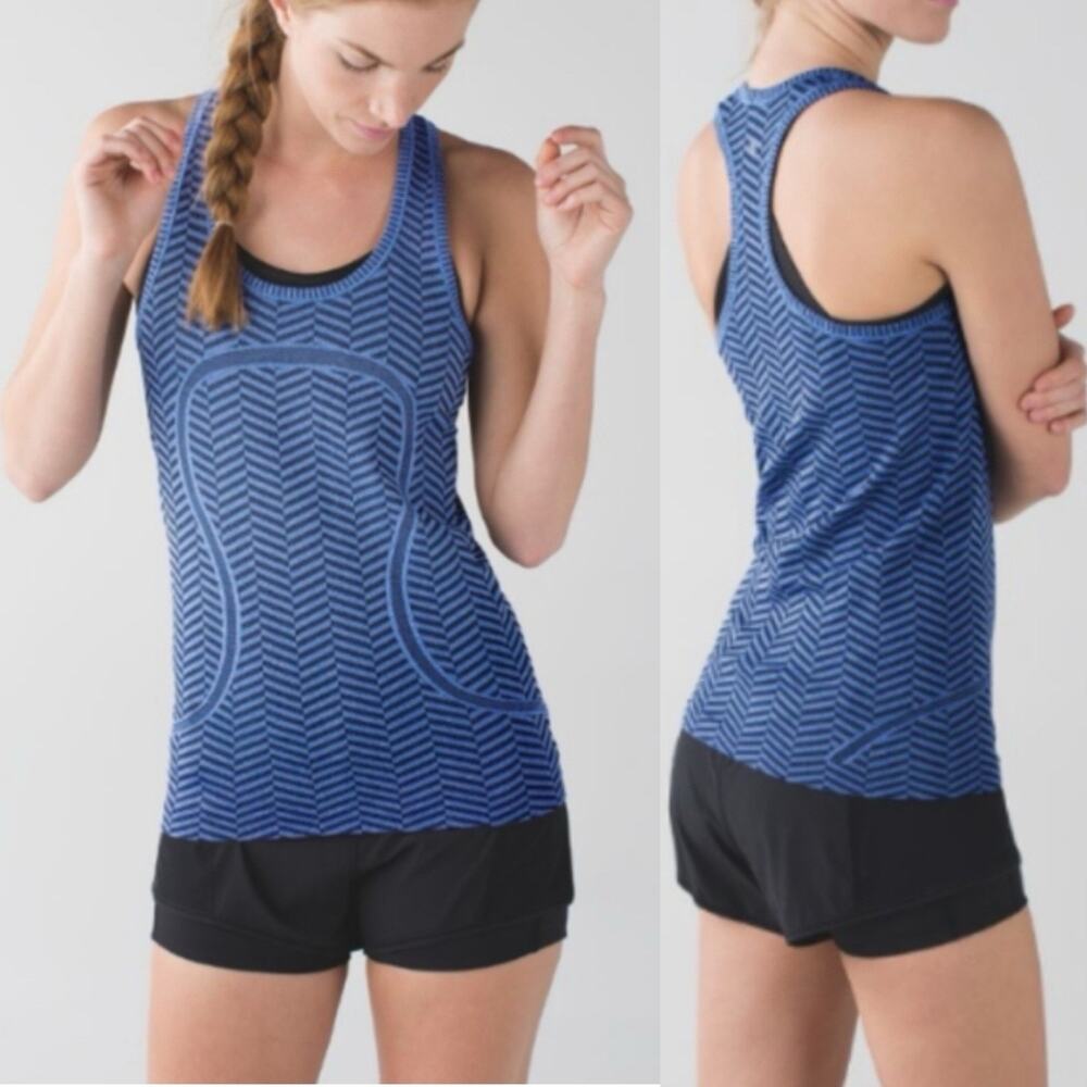 Lululemon Run Swiftly Tech Racerback Heathered Ha… - image 1
